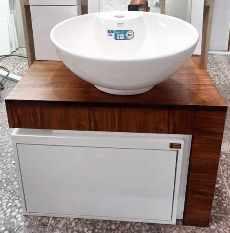 روشویی کابینتی و سنگ