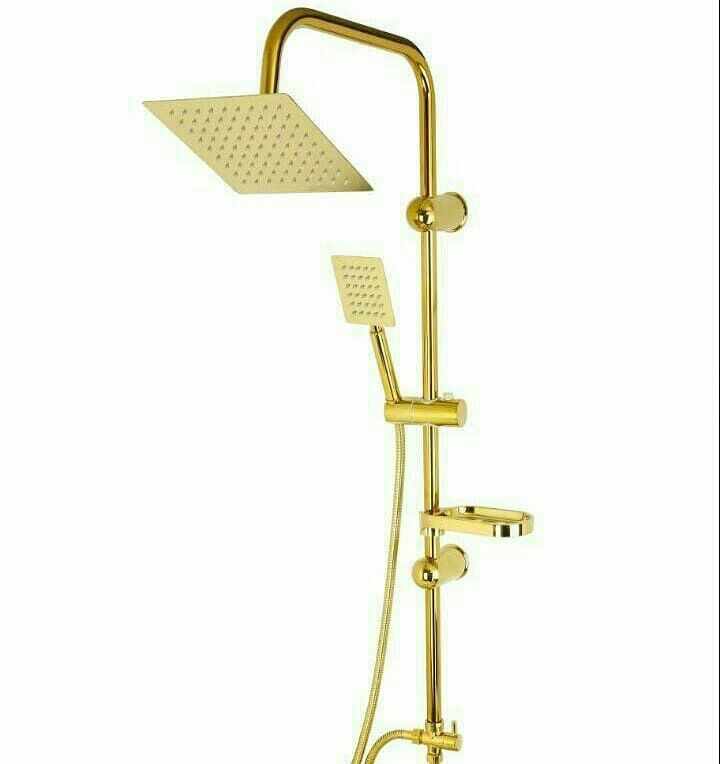 علم دوش حمام طلایی رنگ‌ ثابت ارزان